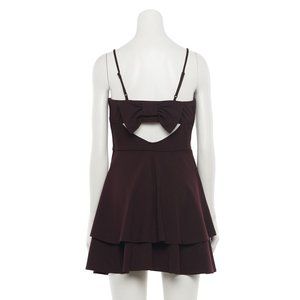 New in Packaging! Back Cut Out Skater Dress w/ Bow NWT
